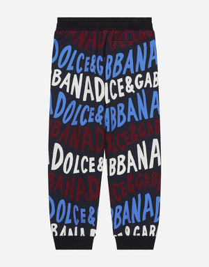 JERSEY JOGGING PANTS WITH DOLCE&GABBANA LOGO