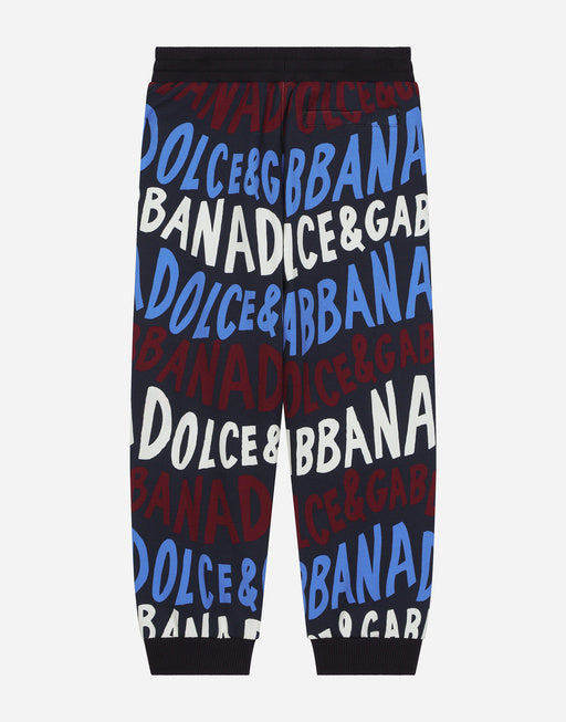 JERSEY JOGGING PANTS WITH DOLCE&GABBANA LOGO