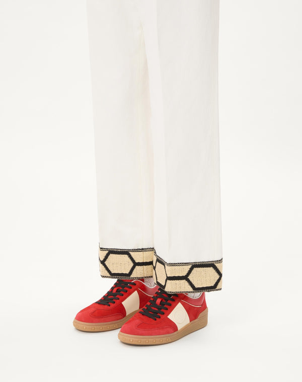 Sneaker Low Top Upvillage In Crosta E Vitello Nappato