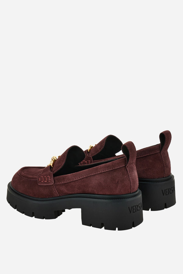 Icon Loafer  In Suede-Enamel Hw