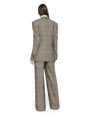 GLEN PLAID JACKET WITH VENTS