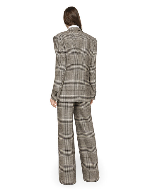 GLEN PLAID JACKET WITH VENTS