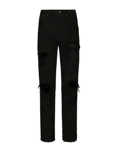 BOYFRIEND JEANS WITH RIPS