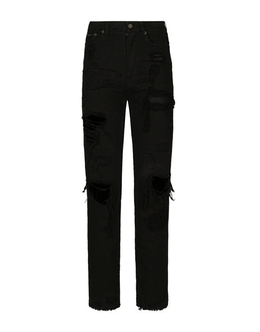 BOYFRIEND JEANS WITH RIPS