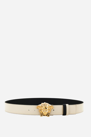 La Medusa Reversible Belt 4 Cm In Grany Calf Leather