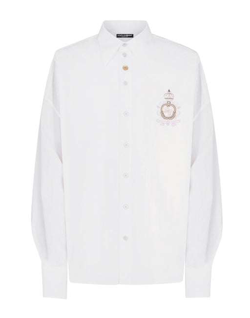 COTTON SHIRT WITH DG PATCH