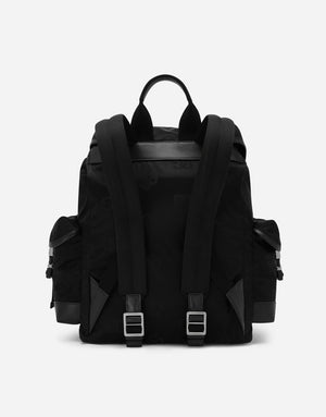 NYLON BACKPACK WITH LOGO