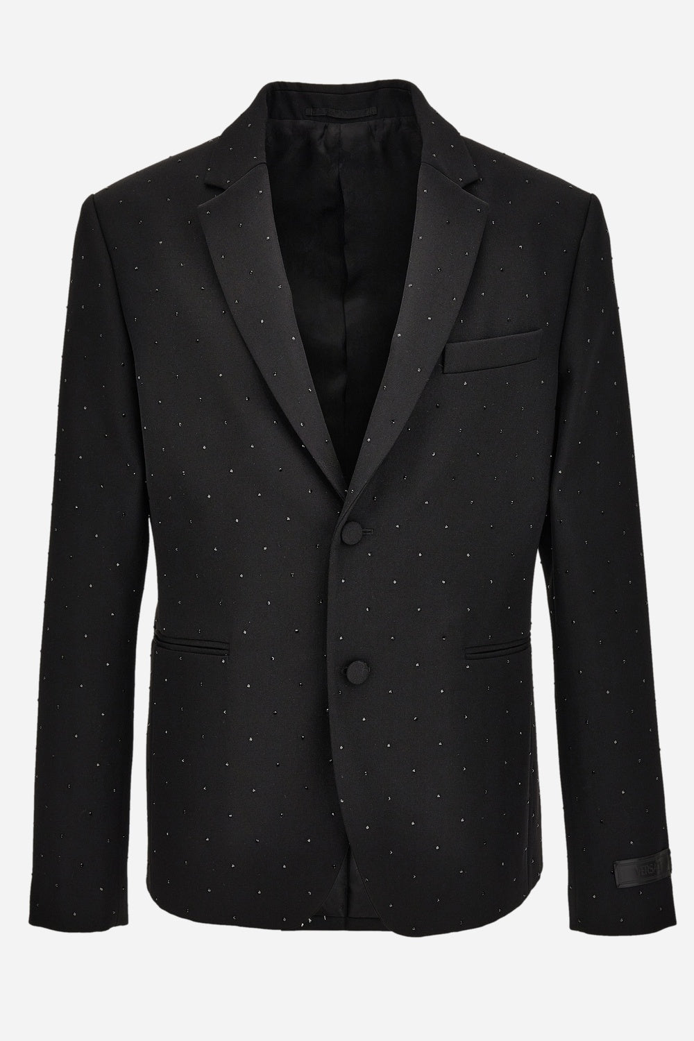 Evening Jacket In Grain De Poudre Fabric-Hotfix Embroidery