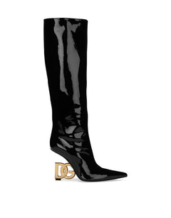 SOFT PATENT LEATHER BOOTS
