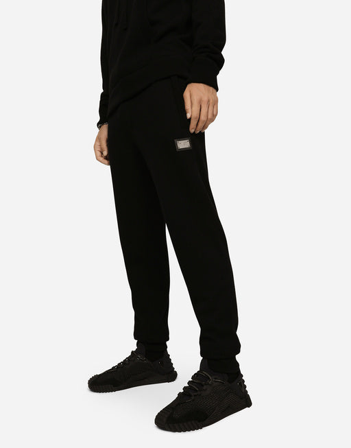 JOGGING PANTS IN WOOL AND CASHMERE KNIT