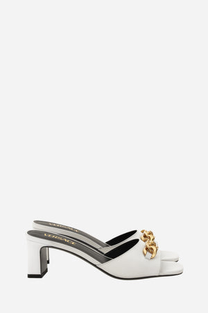 Icon Chain Mule  In Calf Leather