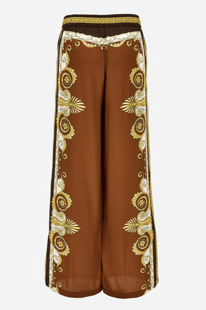 Informal Pant In Twill Poly Print Spring Barocco