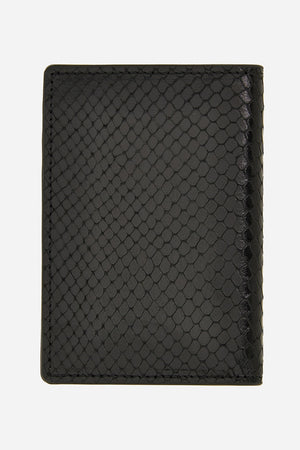Icon Card Case In Printed Ayers Calf Leather