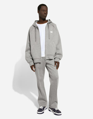 ZIP-UP HOODIE WITH TAG
