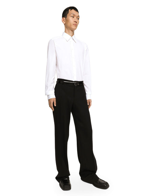 STRIPED COTTON MARTINI-FIT SHIRT