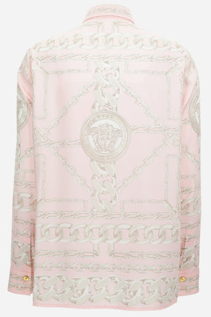 Formal Shirt In Twill Poly Medusa Chain Print