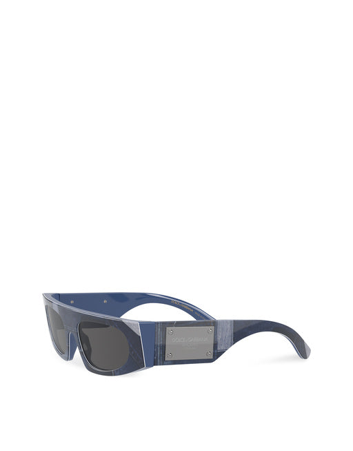 PATCHWORK DENIM SUNGLASSES