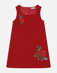 SLEEVELESS DRESS WITH PATCH