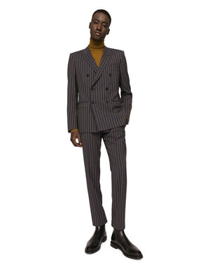 PINSTRIPE VIRGIN WOOL PANTS