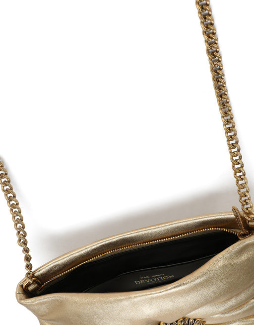 SMALL FOILED CALFSKIN DEVOTION SOFT BAG