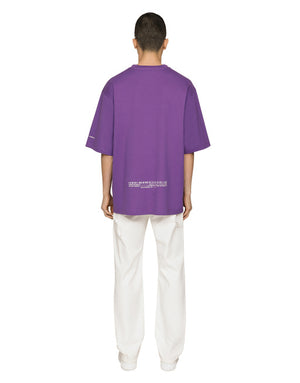 COTTON JERSEY T-SHIRT WITH DGVIB3 PRINT AND LOGO