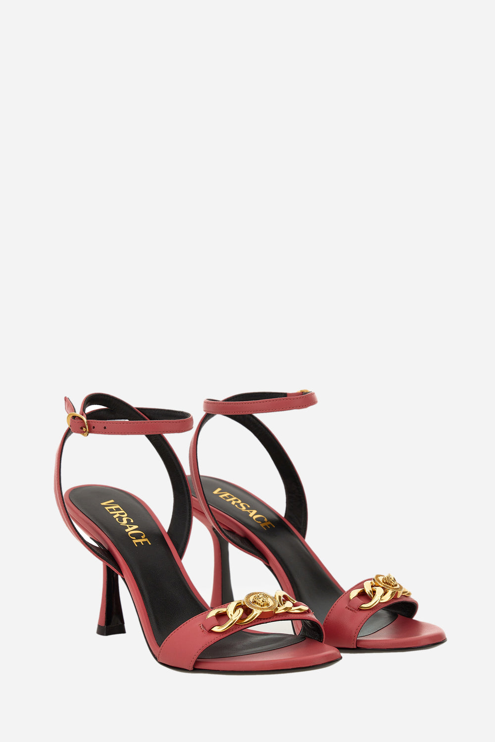 Icon Chain Sandal  In Calf Leather