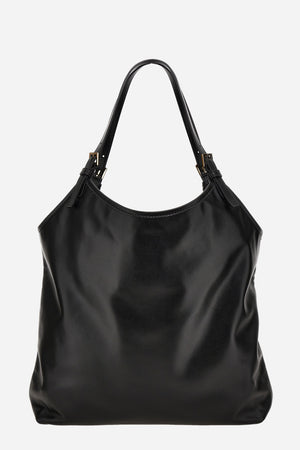 Versace Tag Tote In Calf Leather