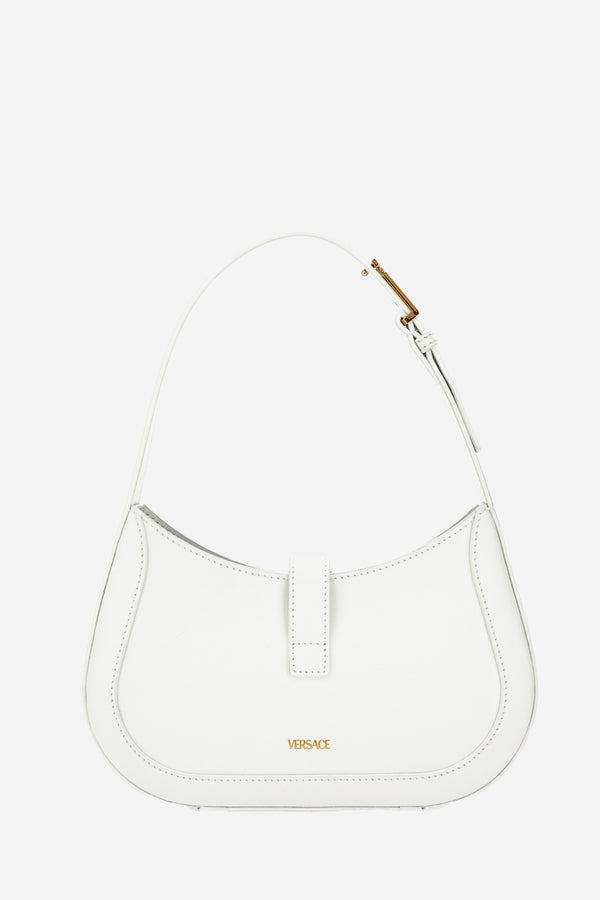 Greca Goddess Small Hobo In Calf Leather