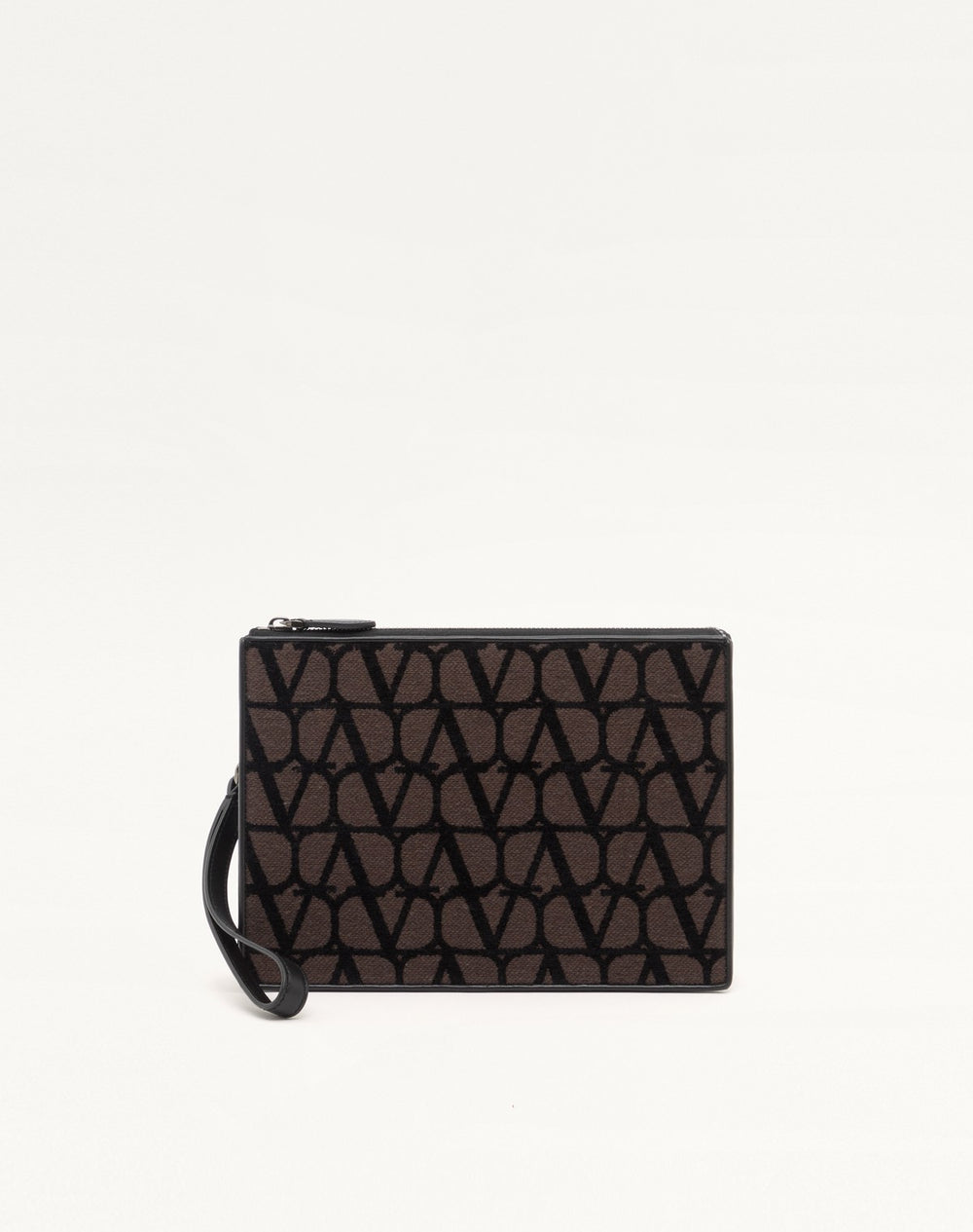 Pouch Toile Iconographe Con Dettagli In Pelle