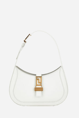 Greca Goddess Small Hobo In Calf Leather
