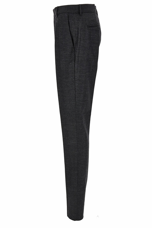 Formal Pant In Responsible Wool Herringbone Tailoring