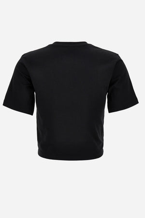 T-Shirt In Jersey Fabric With Verdace Medusa Print