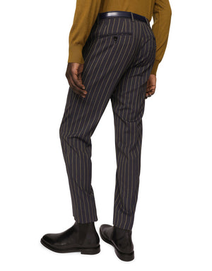 PINSTRIPE VIRGIN WOOL PANTS