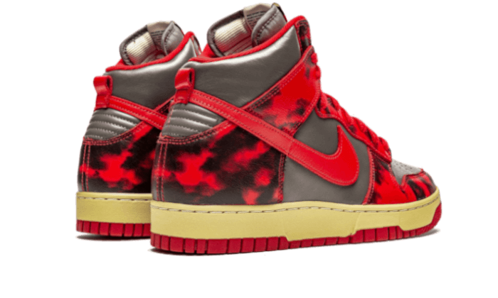 Nike Dunk High 1985 Red Acid Wash - DD9404-600