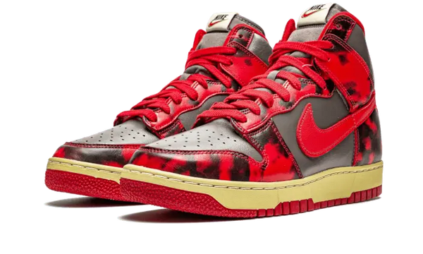 Nike Dunk High 1985 Red Acid Wash - DD9404-600