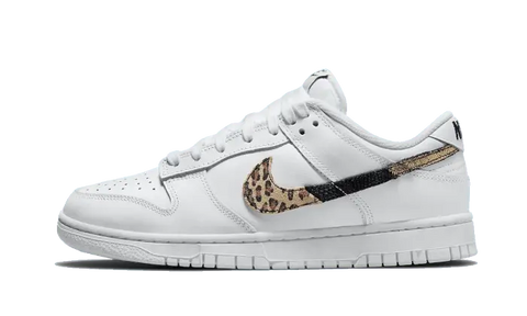 Dunk Low Animal Print White