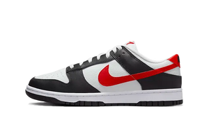 Nike Dunk Low Black White Red