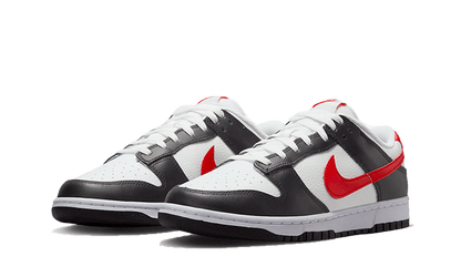 Nike Dunk Low Black White Red