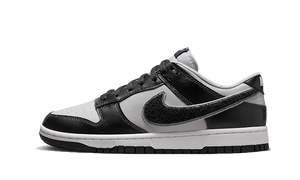 Nike Dunk Low Chenille Swoosh Grey Black