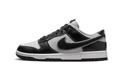 Nike Dunk Low Chenille Swoosh Grey Black