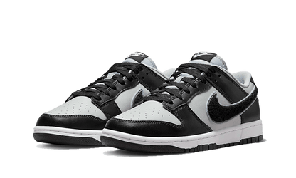 Nike Dunk Low Chenille Swoosh Grey Black