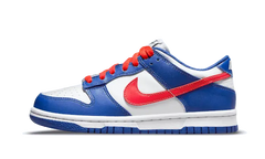 Dunk Low White Royal Red
