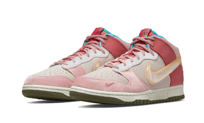 Nike Dunk Mid Social Status Free Lunch Strawberry Milk - DJ1173-600