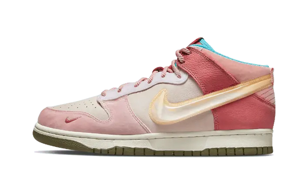 Nike Dunk Mid Social Status Free Lunch Strawberry Milk - DJ1173-600