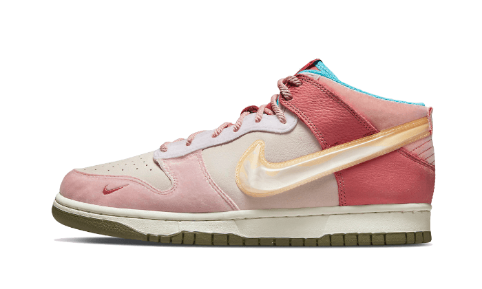 Nike Dunk Mid Social Status Free Lunch Strawberry Milk - DJ1173-600