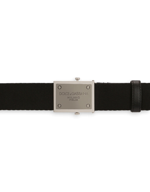 TAPE BELT WITH BRANDED TAG