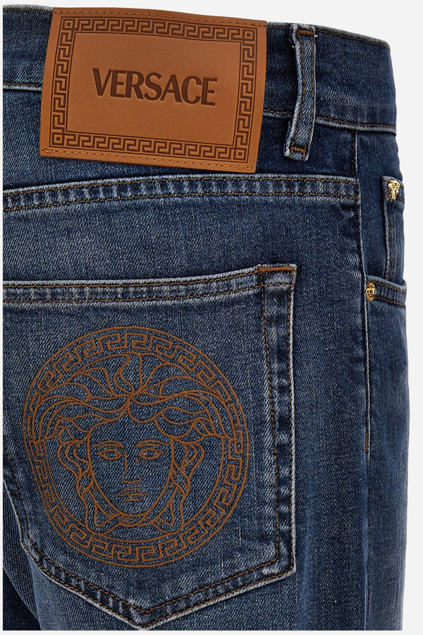 Pant Denim In Blue Stone Medium Wash Denim