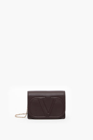 POUCH CON CATENA VLOGO WALK IN NAPPA