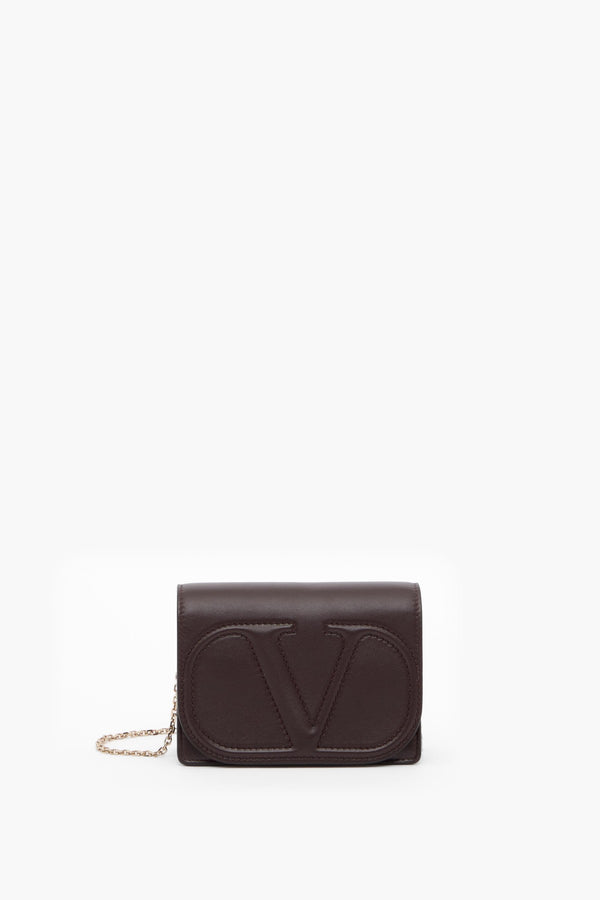 POUCH CON CATENA VLOGO WALK IN NAPPA