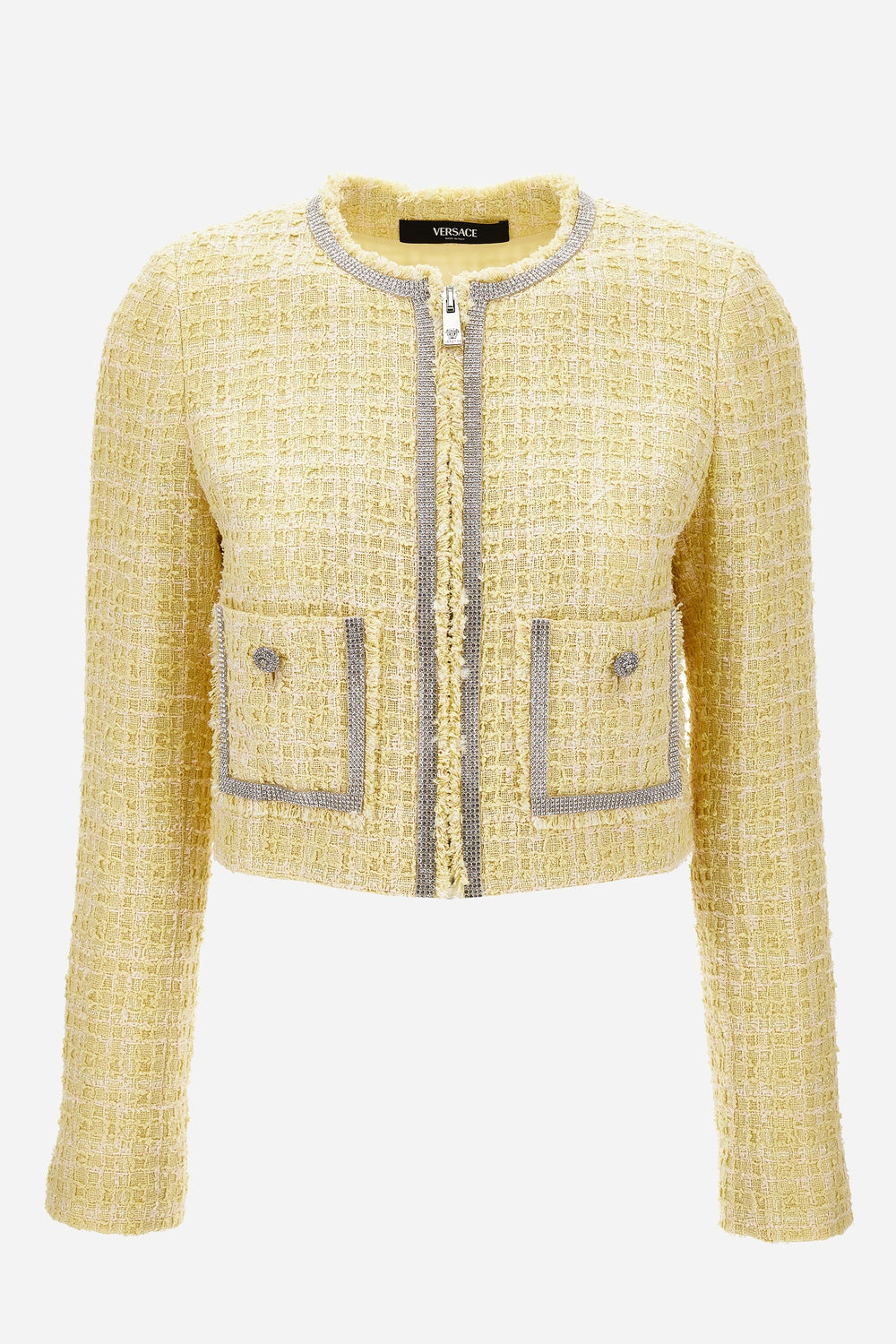 Evening Jacket In Cotton Mix Tweed